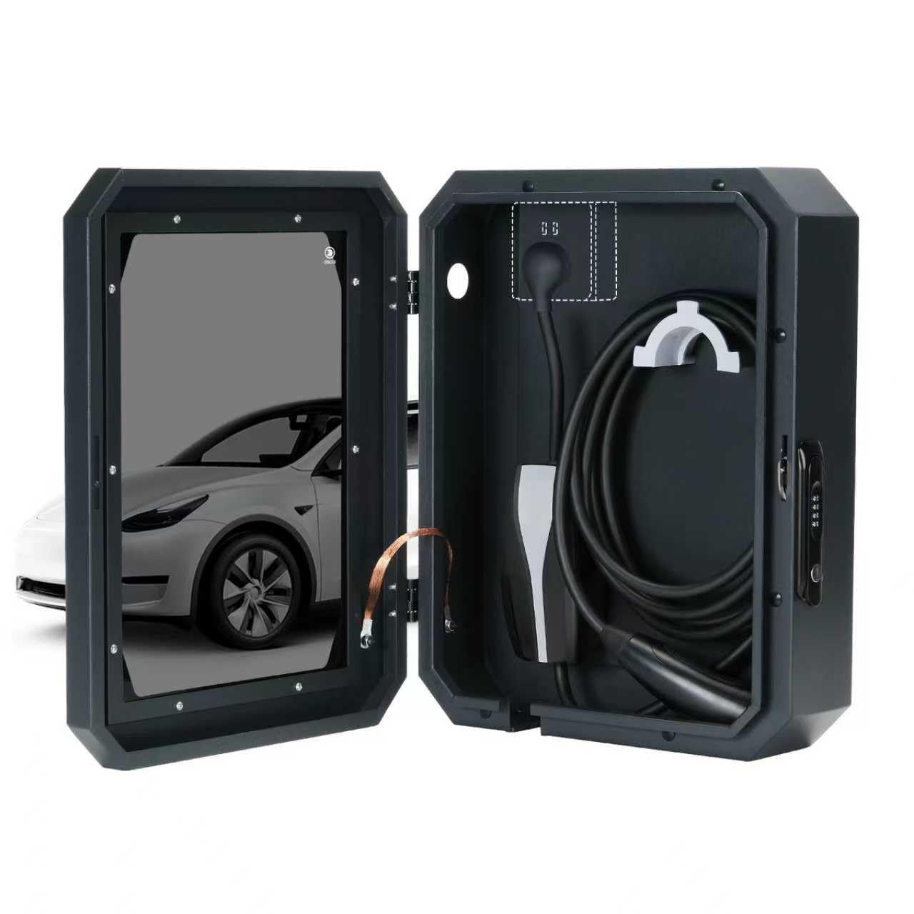 Jawjut Wall Charger Station Box Compatible with Tesla Mobile